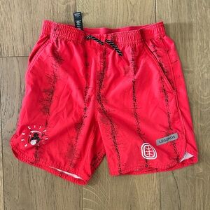 Red Legends Athletic Swim/Board Shorts